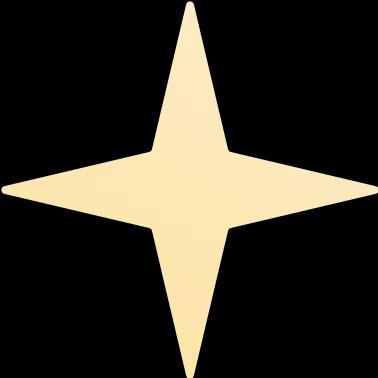 Yellow Gradient Star