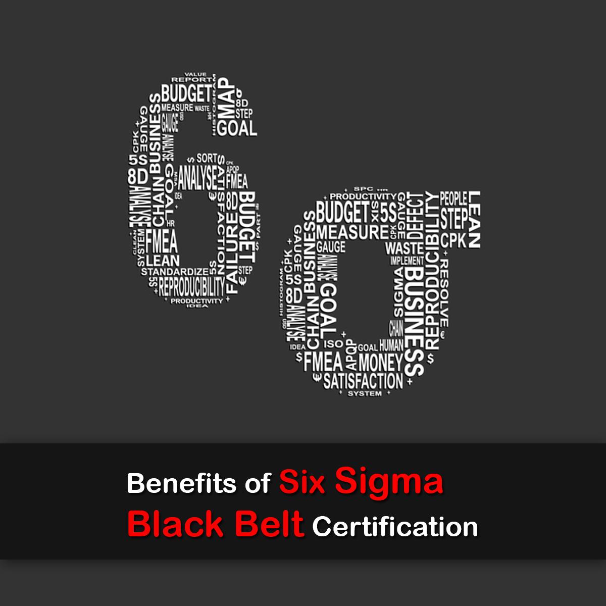 What Are The Benefits of Six Sigma Black Belt Certification?