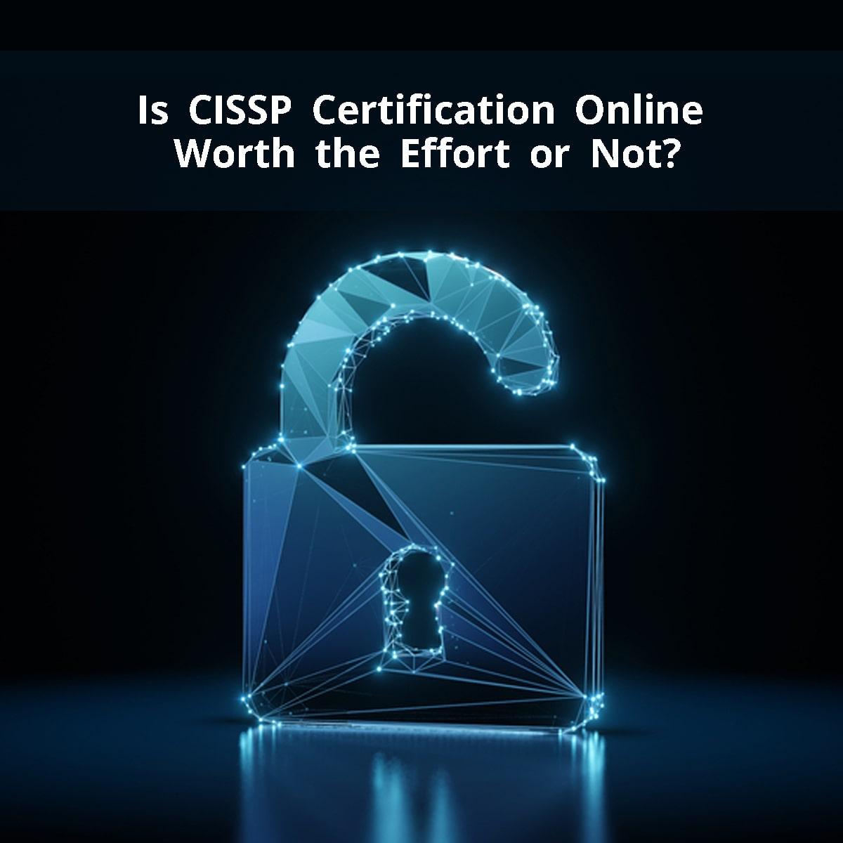 Is CISSP Certification Online Worth the Effort or Not?