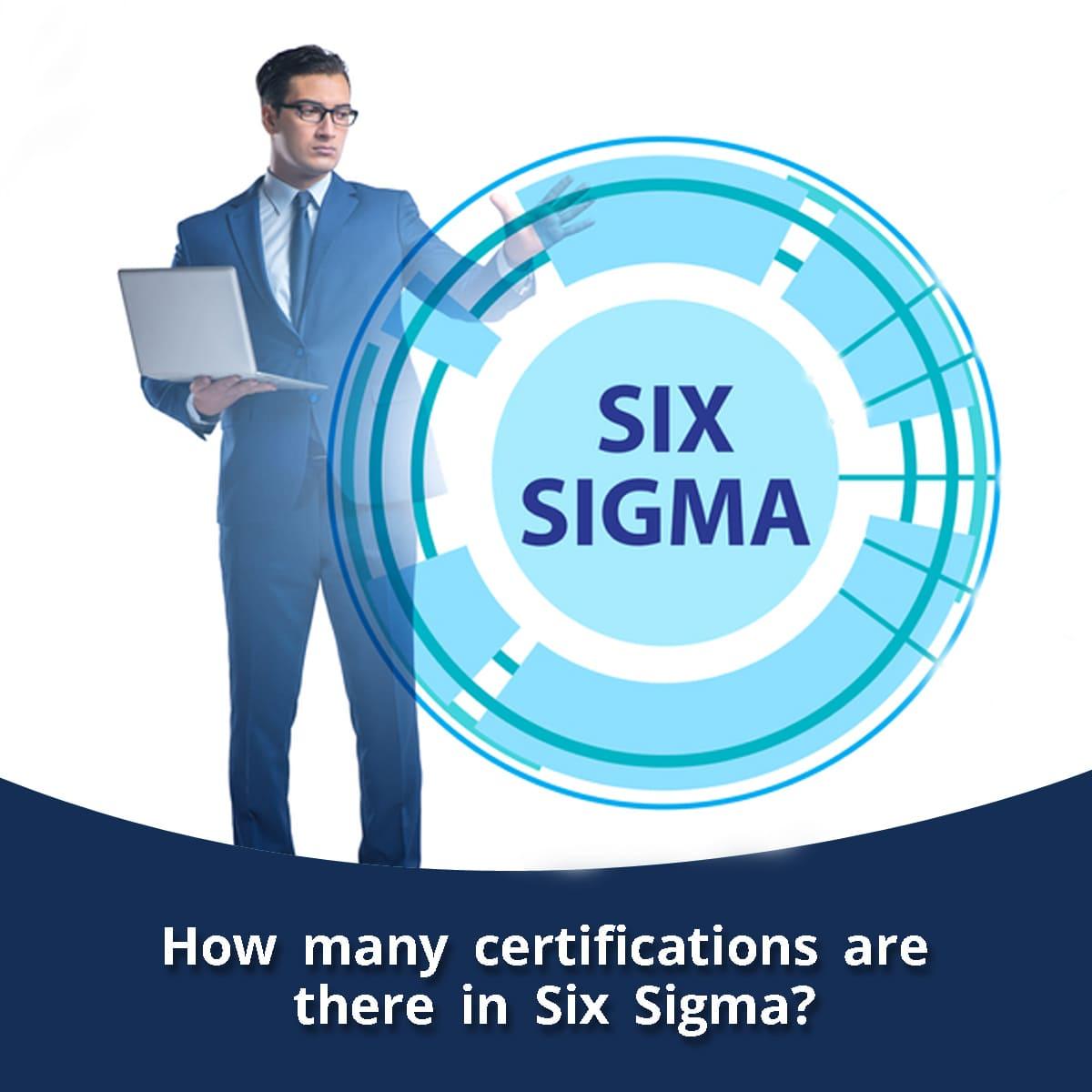 How many certifications are there in Six Sigma?
