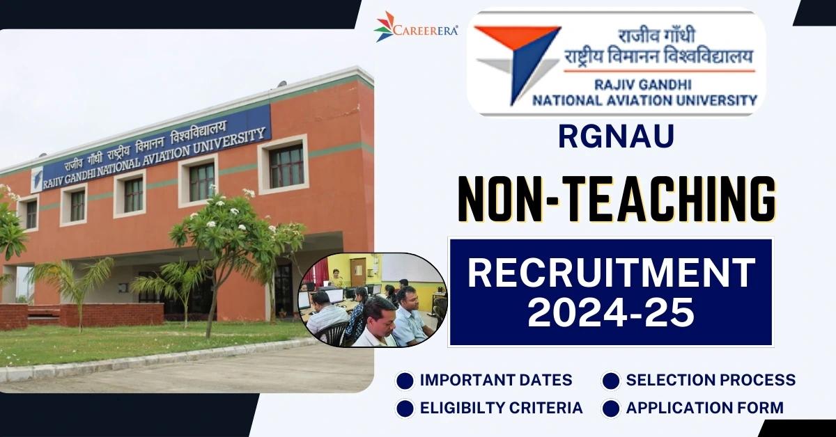 RGNAU Non-Teaching Recruitment 2024-25 Application Form