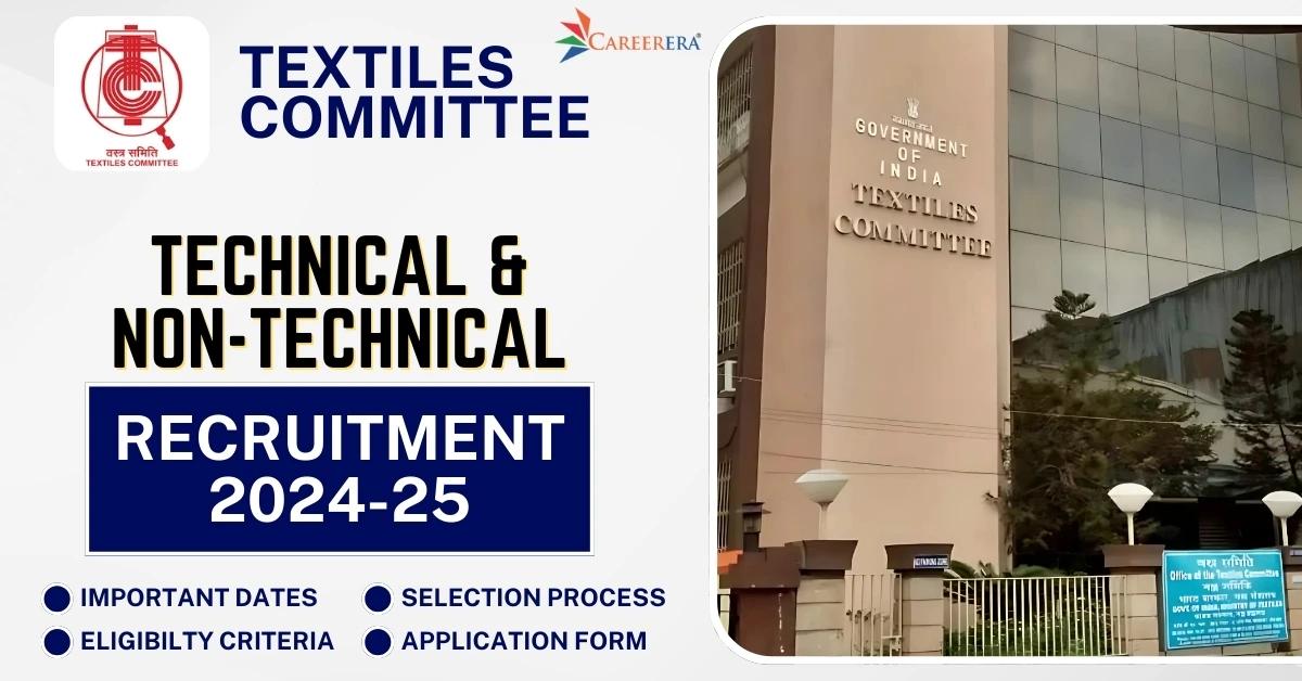 Textiles Committee Recruitment 2025 Notification