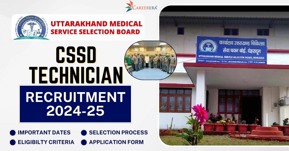 UKMSSB CSSD Technician Recruitment 2024-25 Application Form