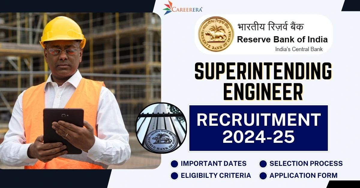 RBI Superintending Engineer Recruitment 2024-25 Application Form