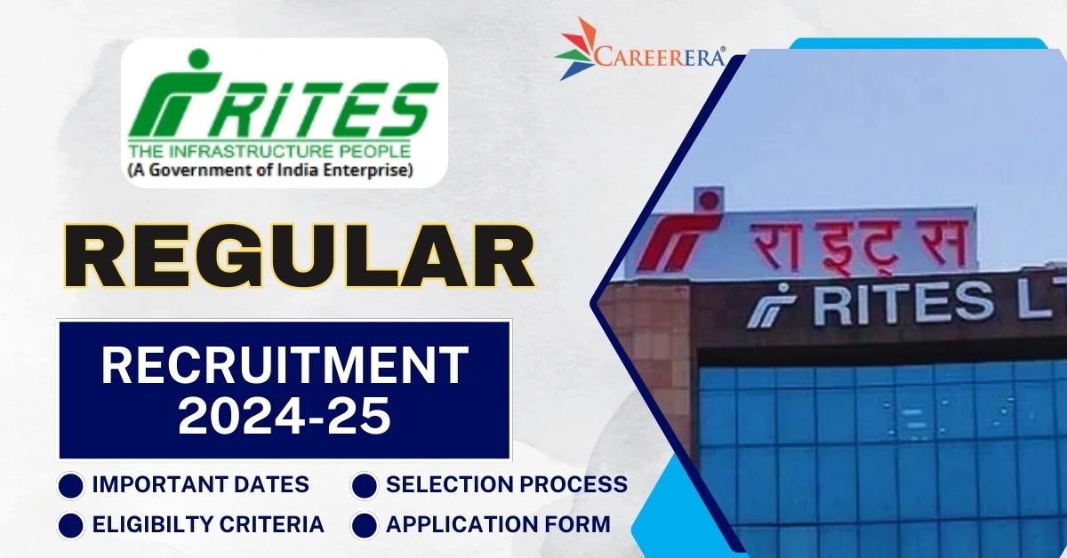RITES Ltd Regular Recruitment 2025 Application Form