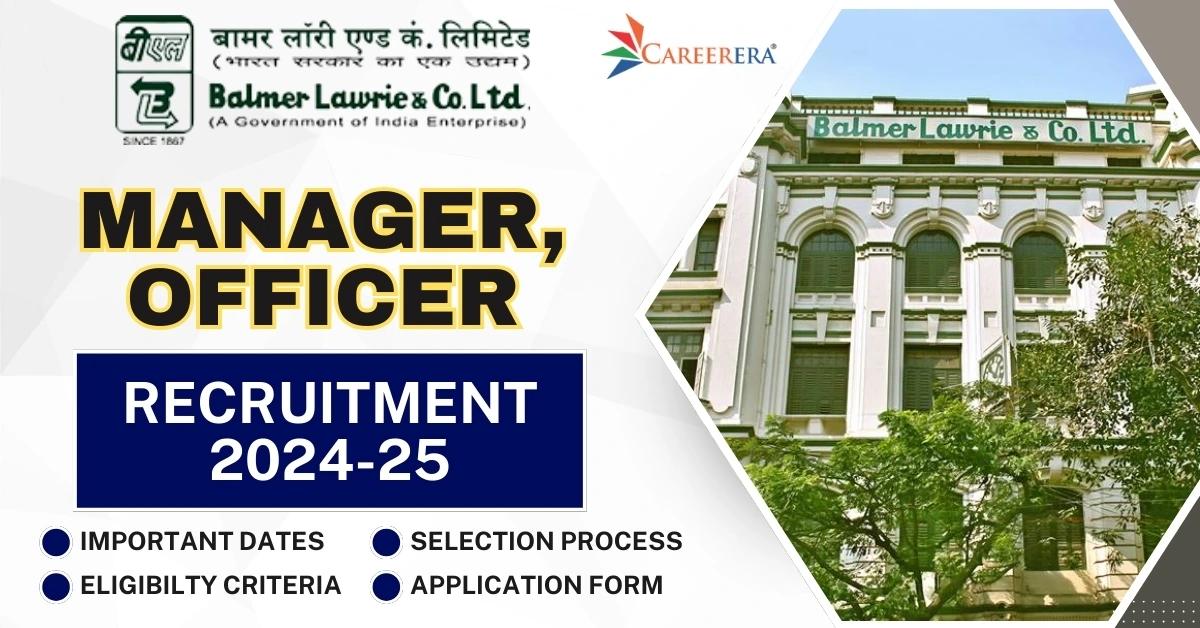 Balmer Lawrie Recruitment 2026 Notification: 02 Officer Vacancies