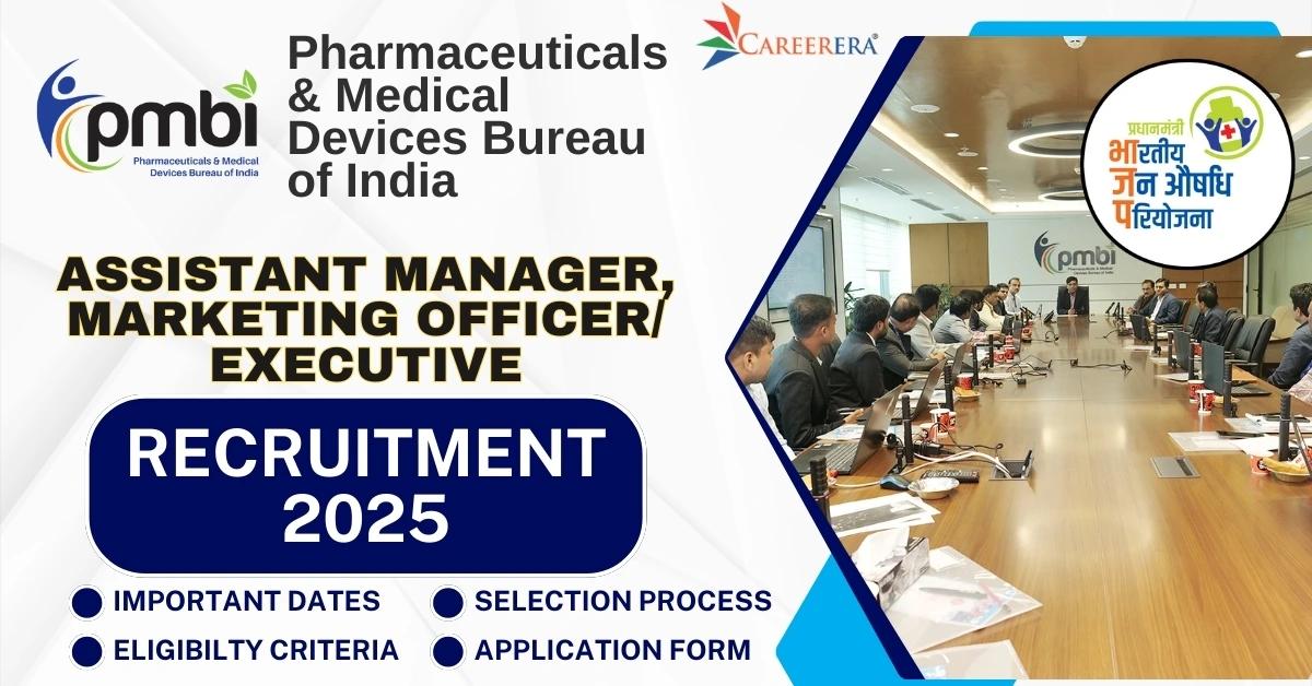 PMBI Recruitment 2025: 33 Assistant Manager, Marketing Officer/ Executive Vacancies