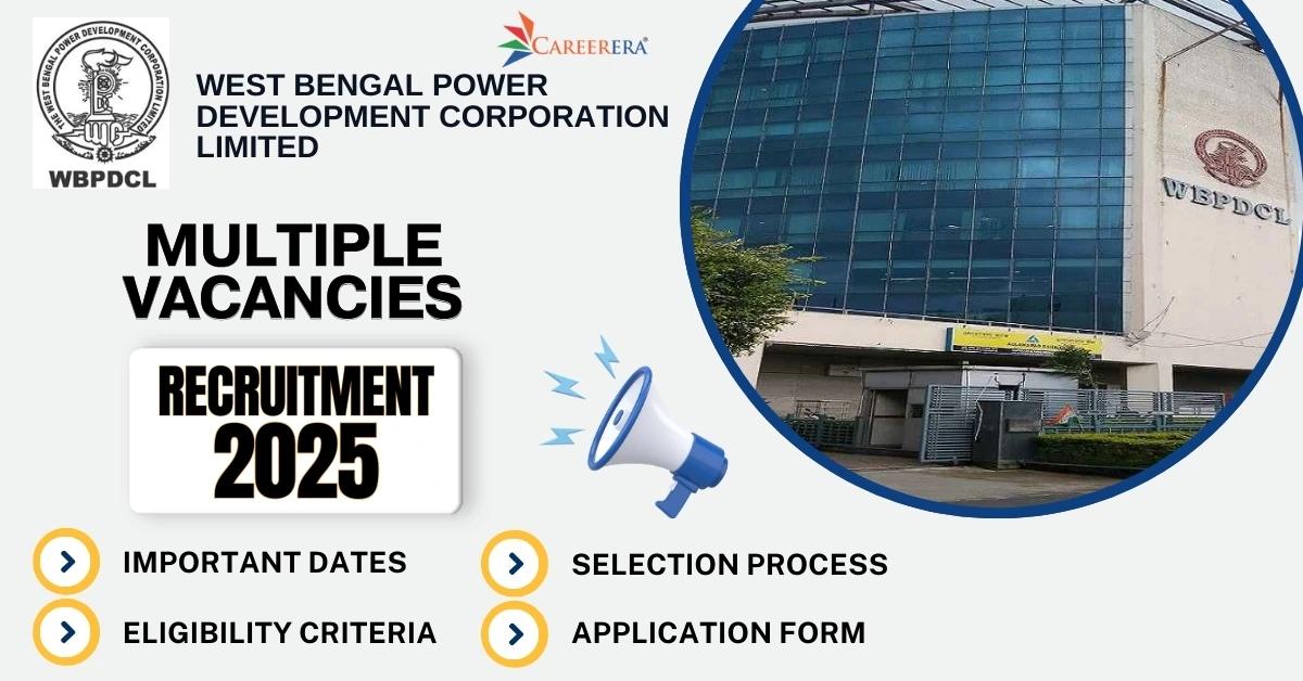 WBPDCL Recruitment 2025 Application Form