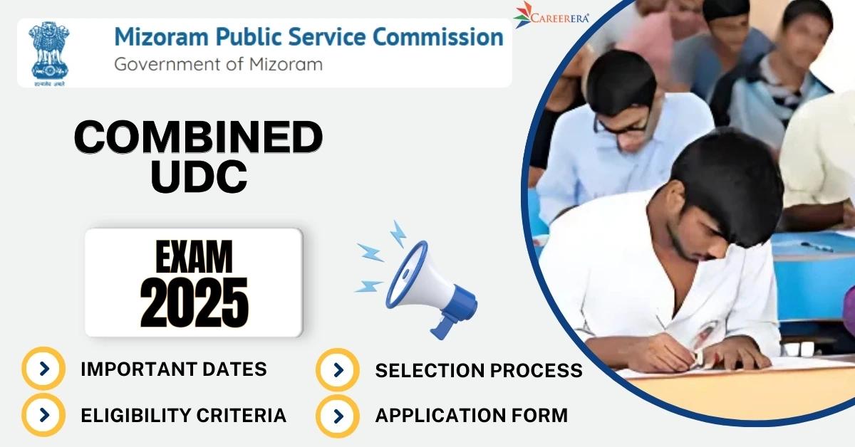 MPSC Mizoram Combined UDC Exam 2025