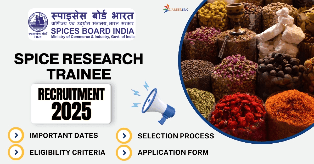 Spices Board Recruitment 2026: 08 Spice Extension Trainee Vacancies