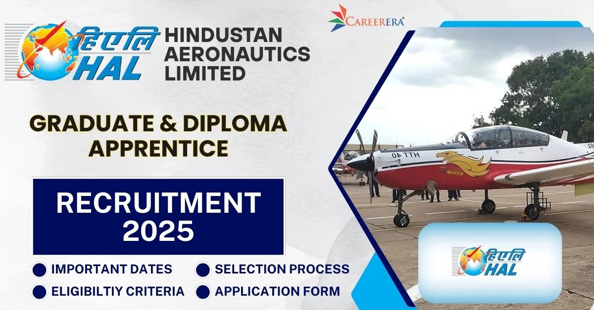 HAL Recruitment 2025: 208 Graduate and Diploma Apprentice Positions