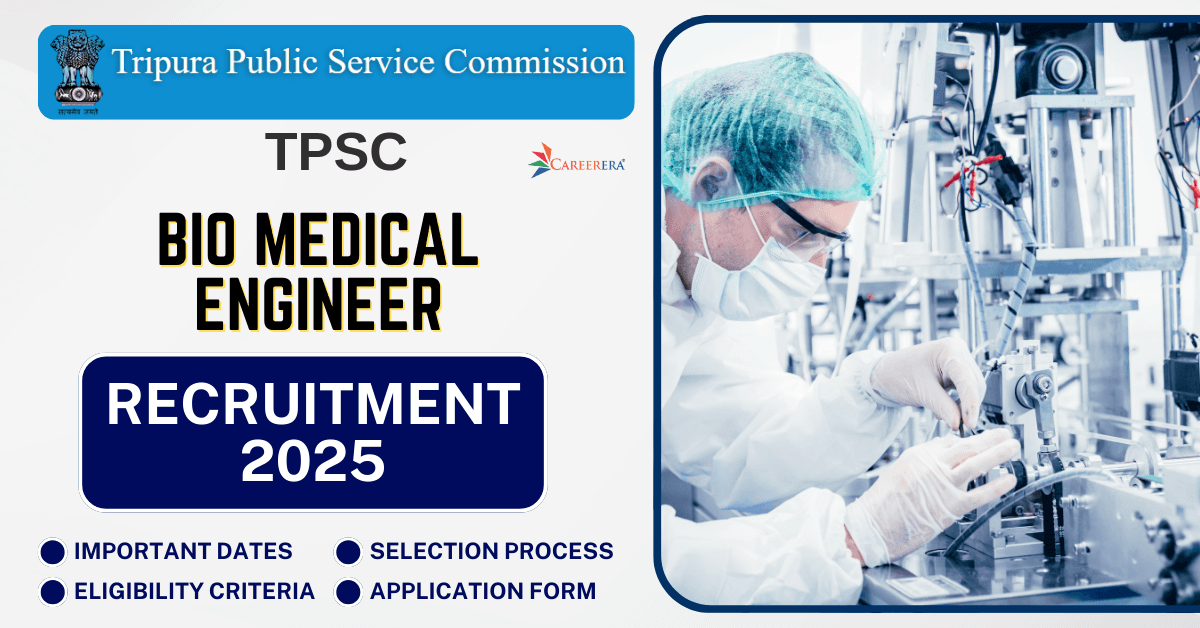 TPSC Recruitment 2025: 02 Bio Medical Engineer Vacancies