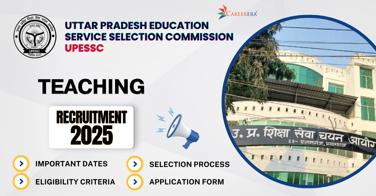 UPESSC Recruitment 2025: 107 Teaching Vacancies
