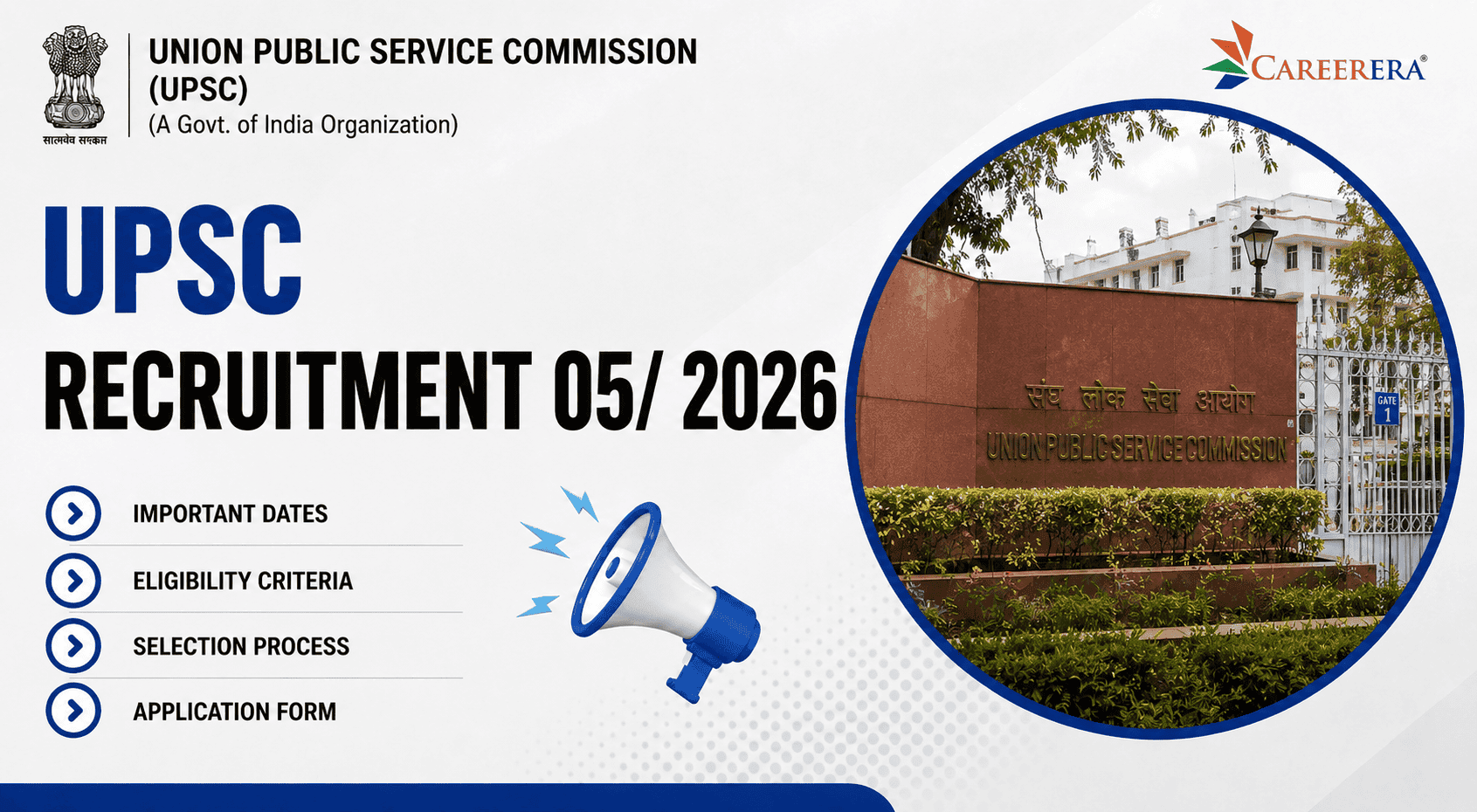 UPSC Recruitment 05/ 2026 Application Form: 194 Vacancies