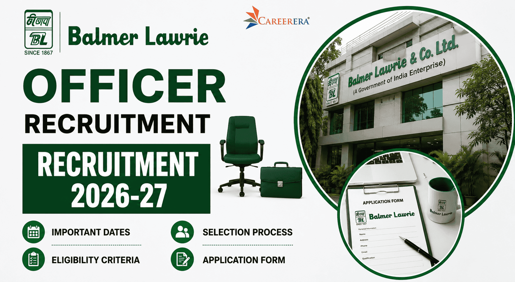 Balmer Lawrie Recruitment 2026 Notification: 02 Officer Vacancies