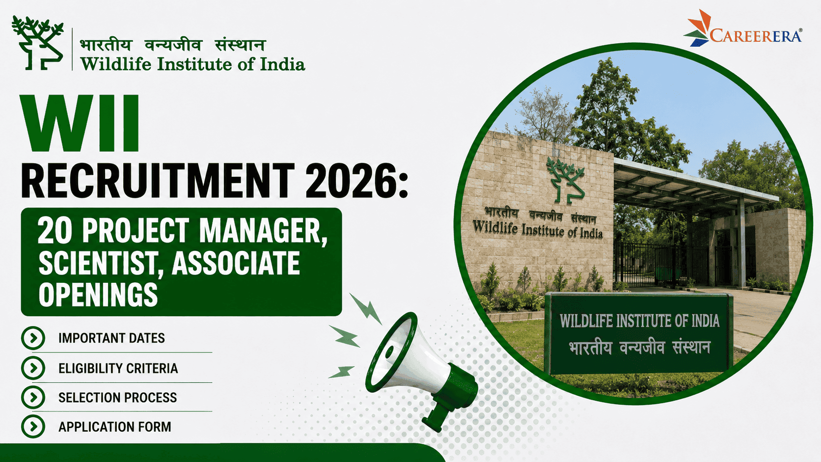 WII Recruitment 2026: 20 Project Manager, Scientist, Associate Openings
