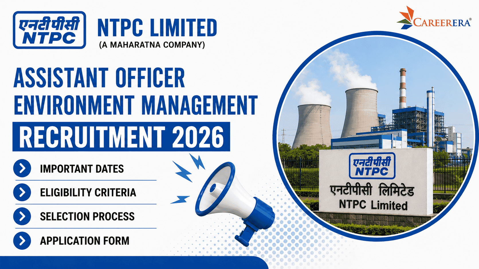 NTPC Limited Assistant Officer Environment Management Recruitment 2026 Notification