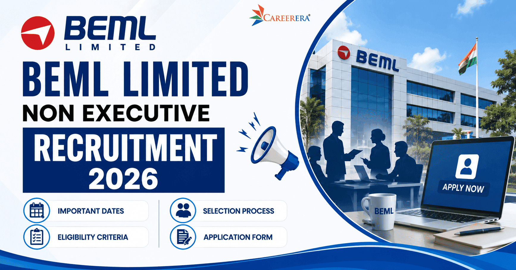 BEML Limited Non Executive Recruitment 2026: 362 Vacancies
