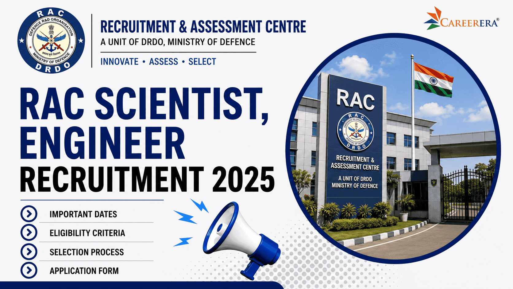 RAC Recruitment 2025: 148 Scientist, Engineer Vacancies