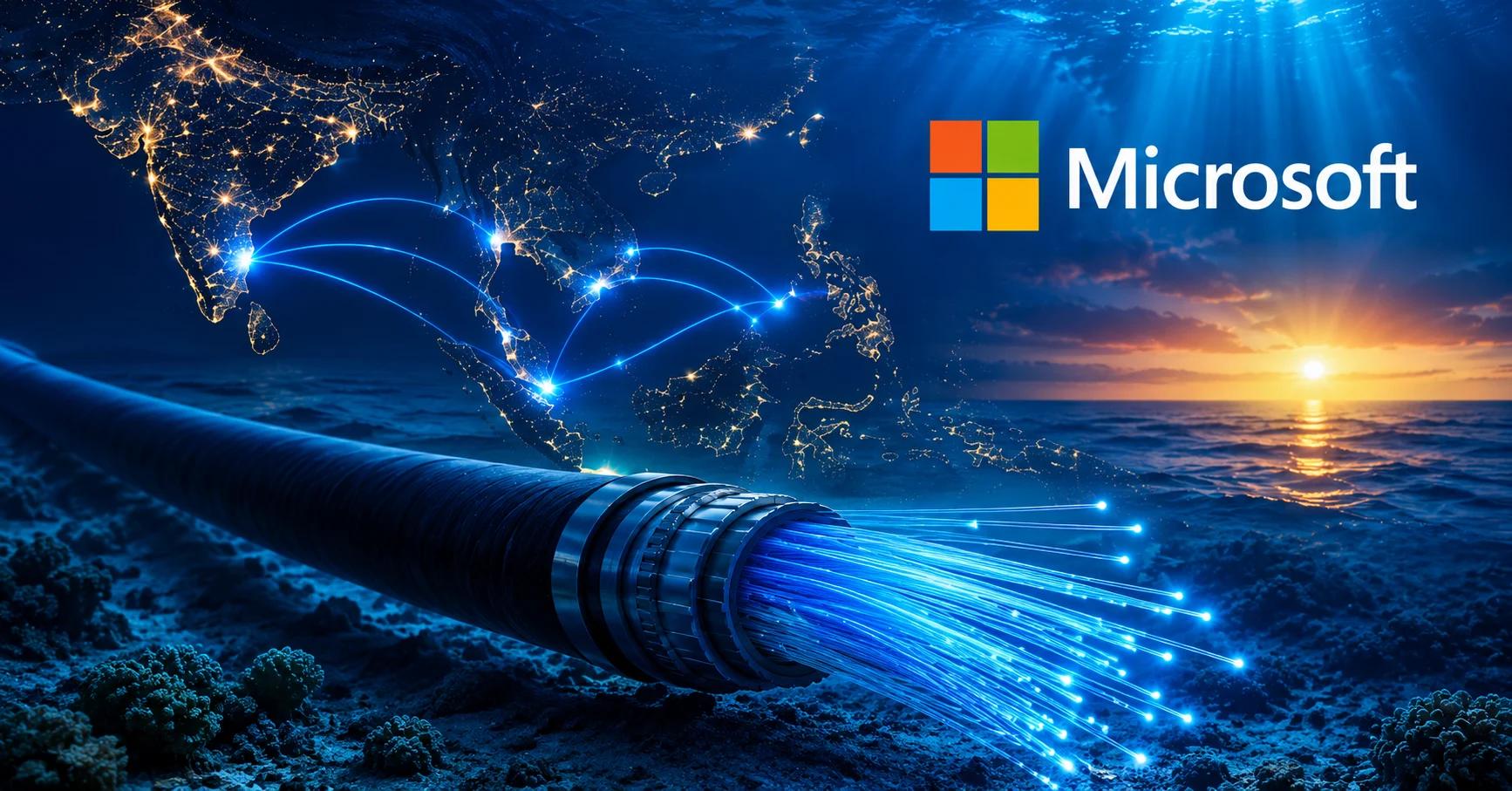 Microsoft Joins 3,600 KM I-2SEA Undersea Cable Project Linking India and Southeast Asia