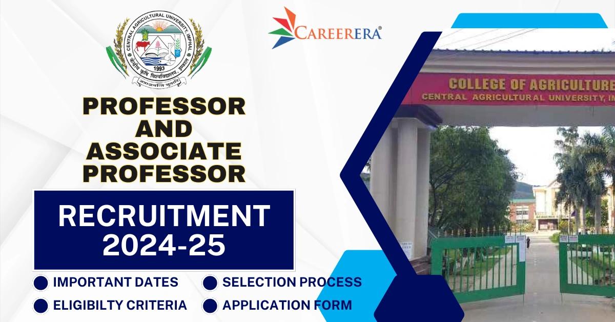CAU Imphal Teaching Staff Recruitment 2026