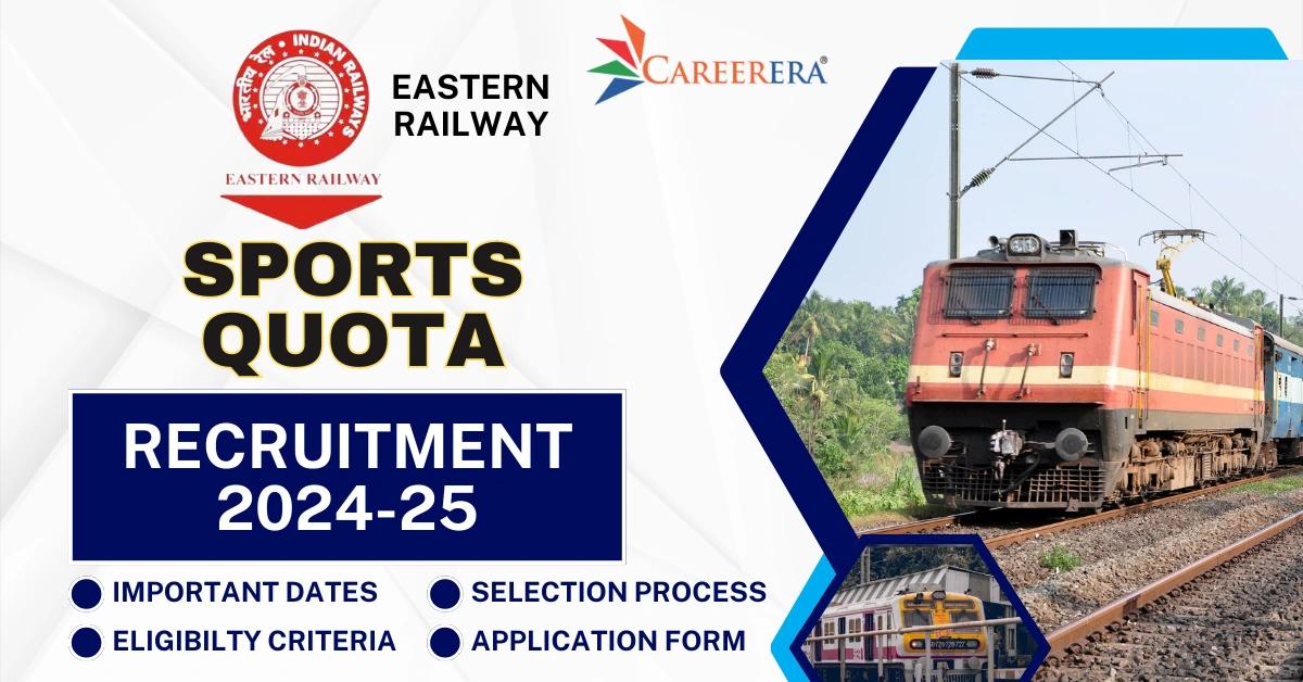 Eastern Railway Sports Quota Recruitment 2025-26: 50 Vacancies