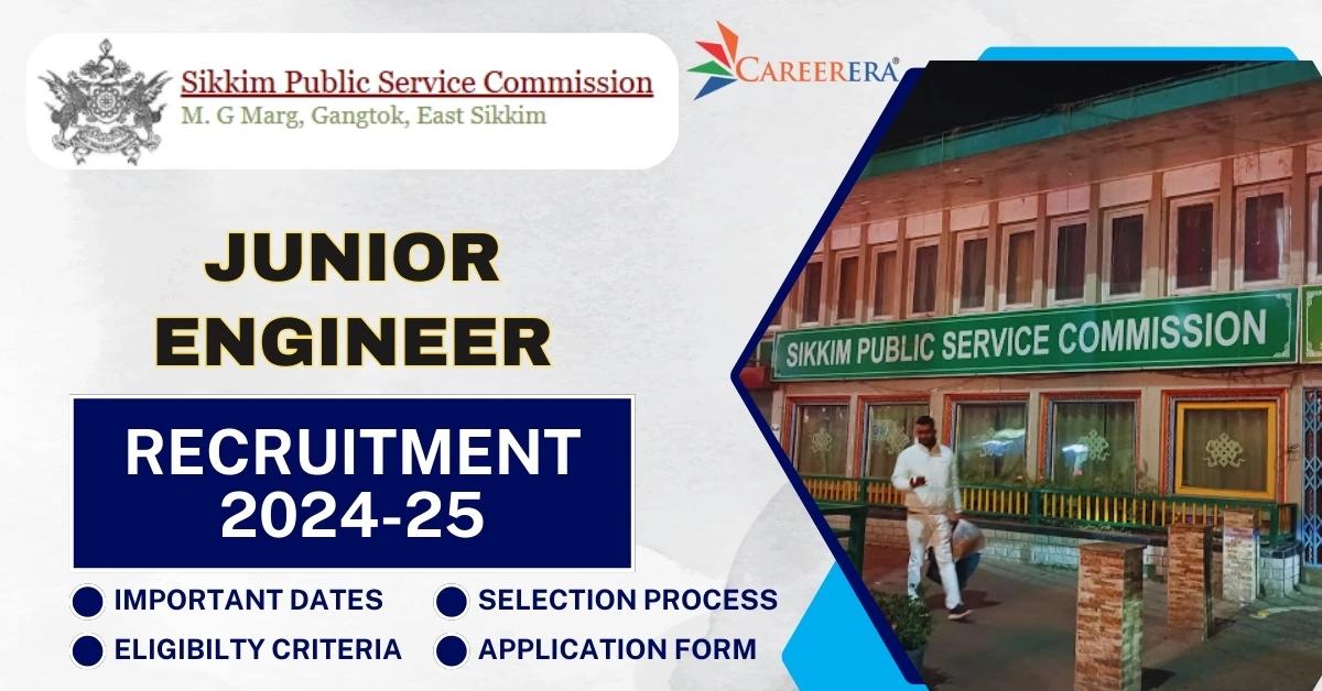 SPSC Sikkim Junior Engineer Recruitment 2024-25 Application Form