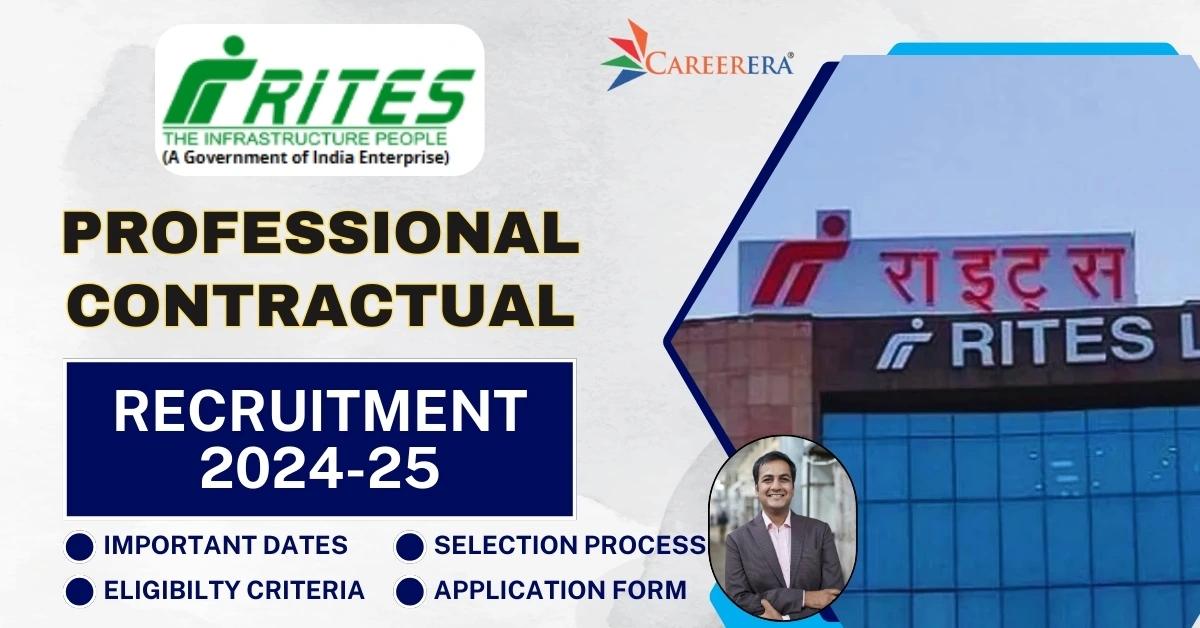 RITES Ltd Engineering Professional Contractual Recruitment 2025-26 Notification