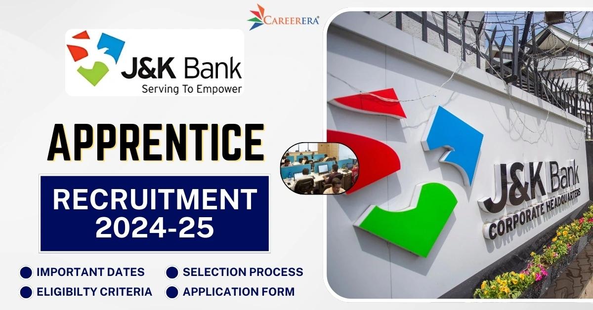 Jammu & Kashmir Bank Apprentice Recruitment 2024-25: 278 Positions