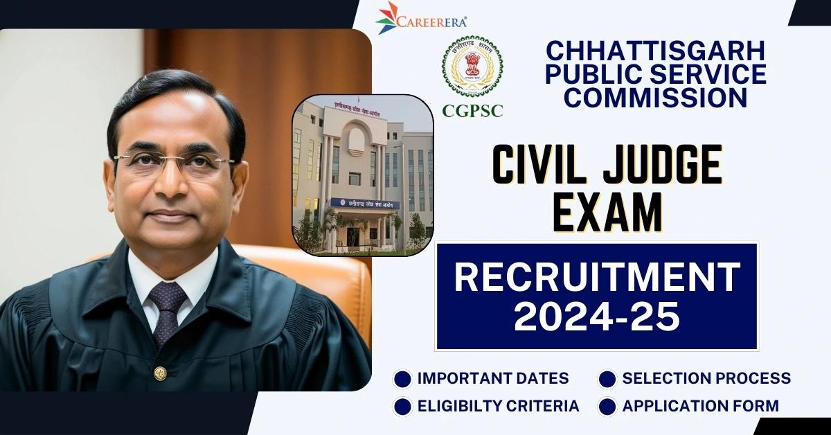 CGPSC Recruitment 2025: Civil Judge Exam 2025 Application Form
