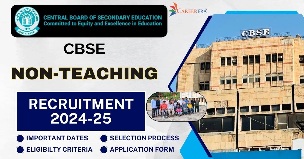 CBSE Non-Teaching Recruitment 2026 Application Form: 129 Vacancies
