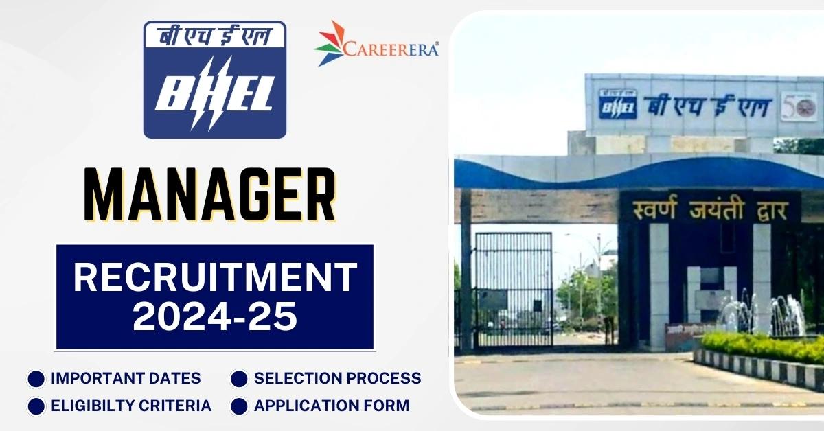 BHEL Recruitment 2025 Application Form: 08 Manager Vacancies