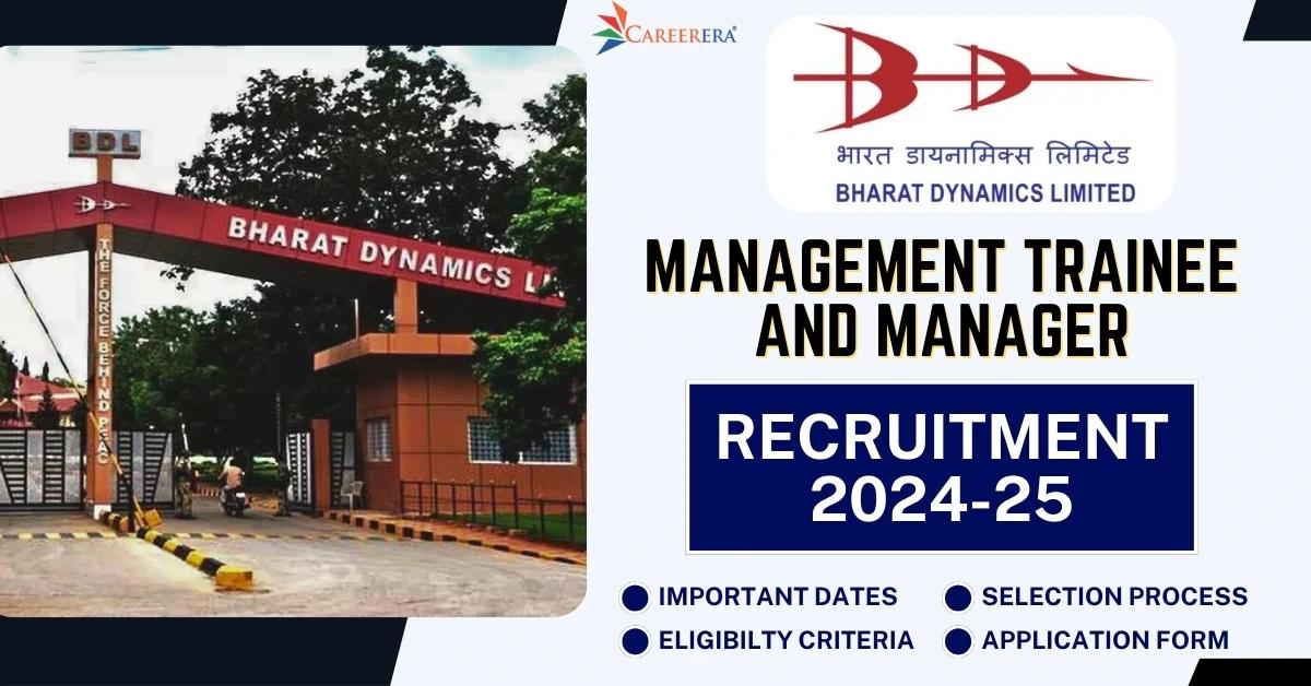 BDL Recruitment 2026: 78 Management Trainee Vacancies