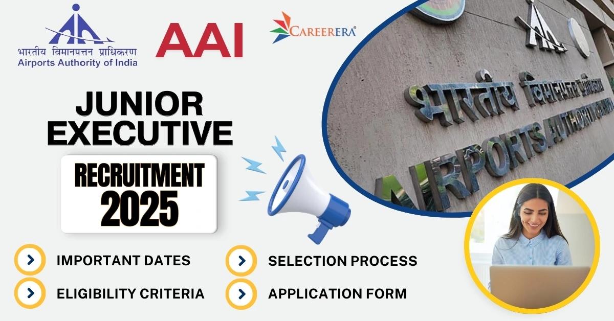 AAI Junior Executive Recruitment 2025-26 Application Form