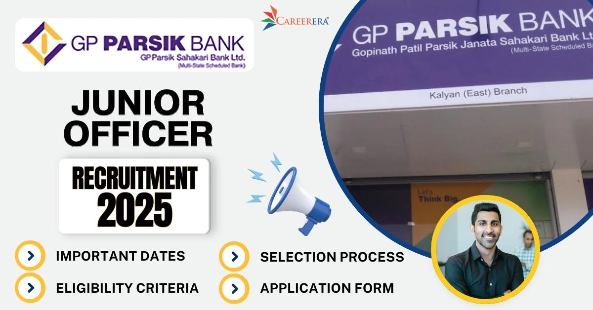 GP Parsik Sahakari Bank Recruitment 2025 Application Form: 70 Junior Officer Vacancies