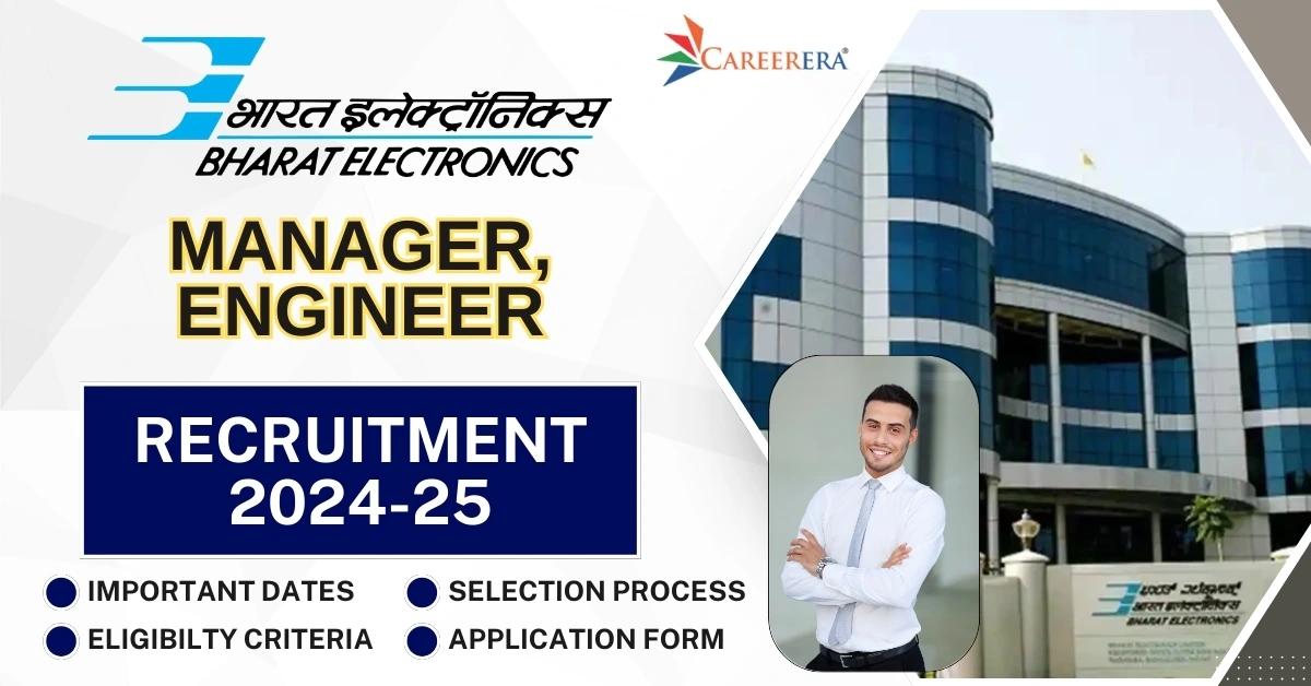BEL Manager Engineer Recruitment 2025 Application Form