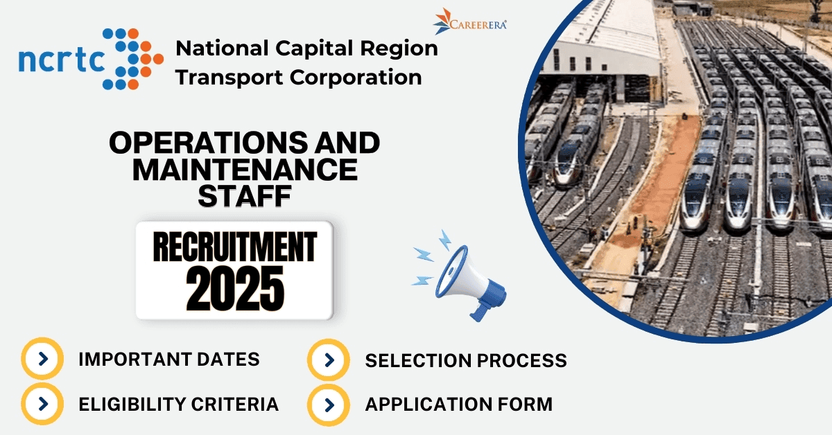 NCRTC Operations and Maintenance Staff Recruitment