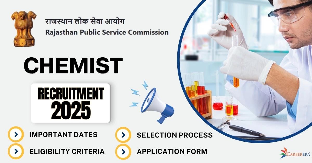 RPSC Rajasthan Recruitment 2025 application Form: 13 Chemist Vacancies