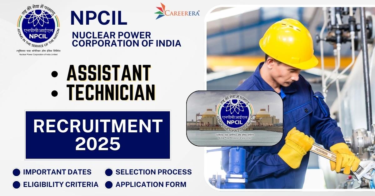 NPCIL Recruitment 2025 Application Form: 391 Assistant, Technician Vacancies