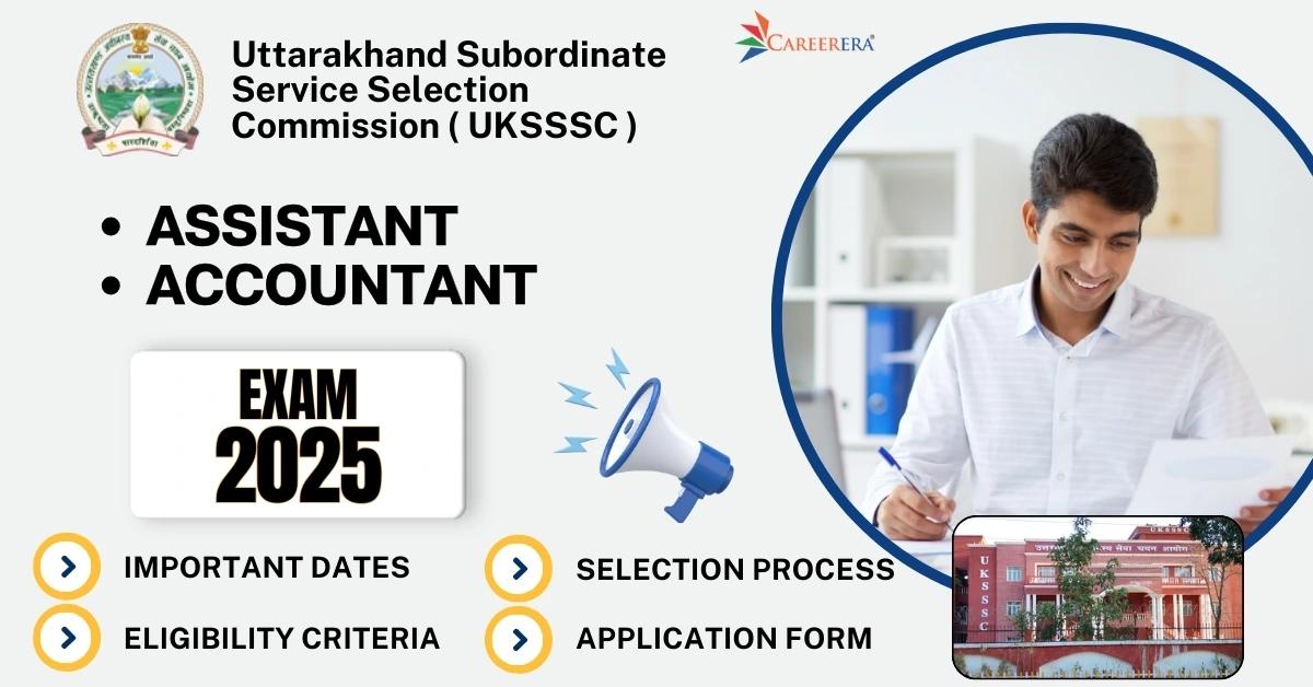 UKSSSC Assistant Accountant Exam 2025 Application Form