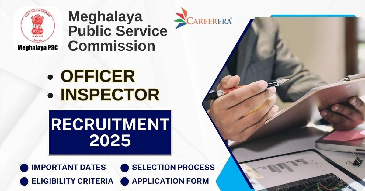 MPSC Meghalaya Recruitment 01/2025 Application Form: 23 Vacancies