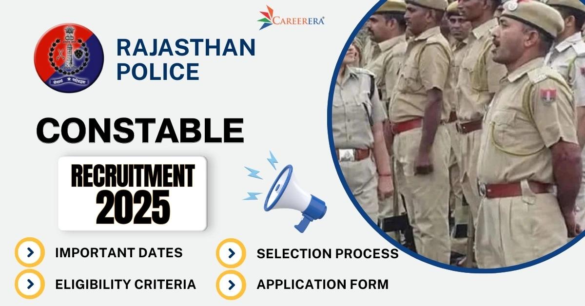 Rajasthan Police Recruitment 2025: 9617 Police Constable Vacancies