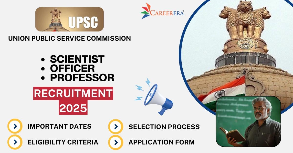 UPSC Recruitment 04/ 2025 Application Form: 40 Vacancies
