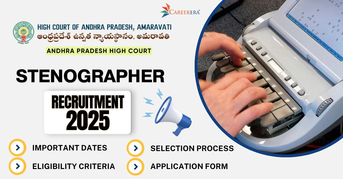 Andhra Pradesh High Court Recruitment 2025: 80 Stenographer Vacancies