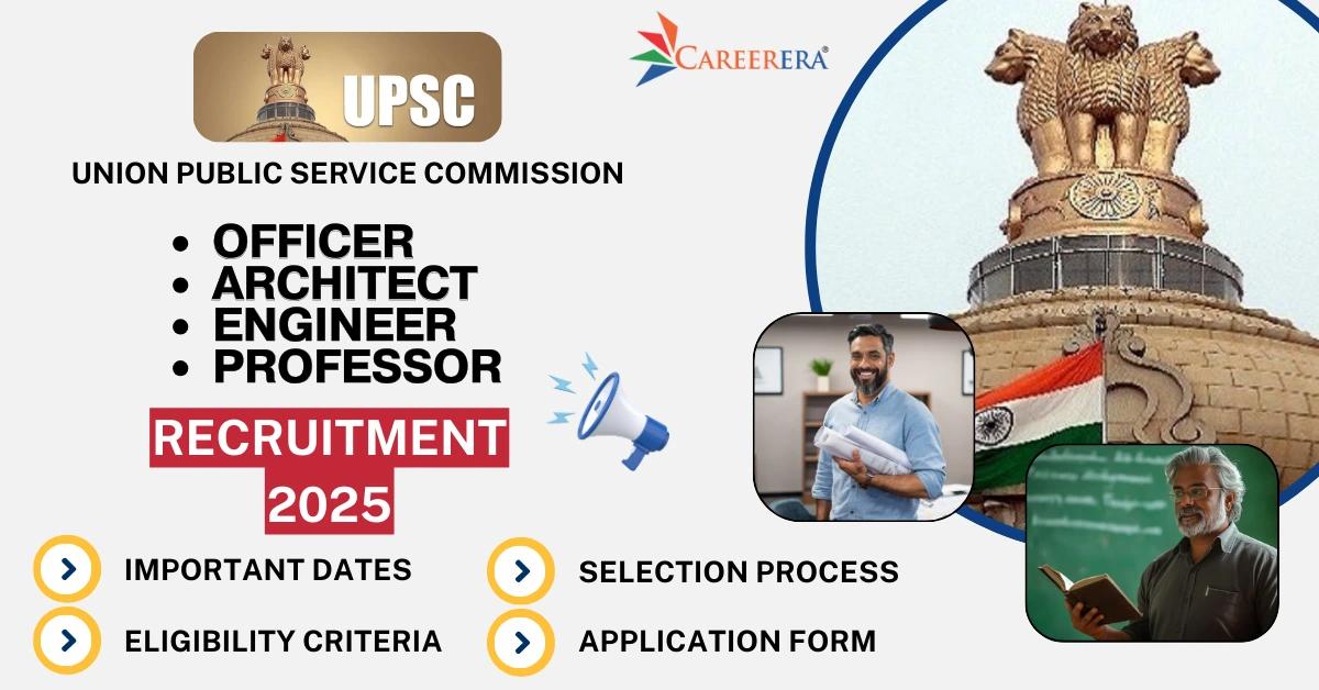 UPSC Recruitment 05/ 2025 Application Form: 84 Vacancies