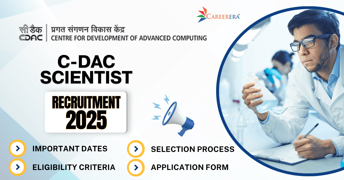C-DAC Scientist Recruitment 2024-25 Application Form