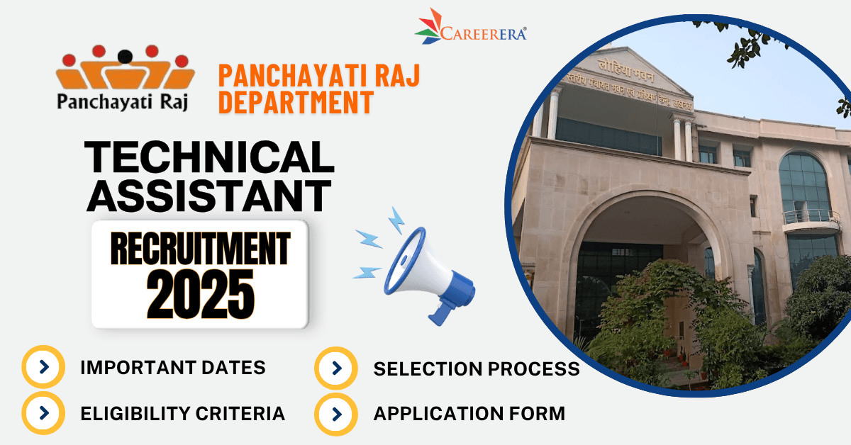 Panchayati Raj Department Recruitment 2025: 942 Technical Assistant Vacancies