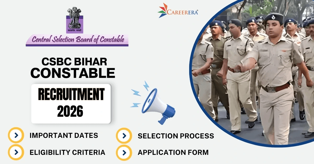 CSBC Bihar Recruitment 2026 Application Form: 1076 Constable Vacancies