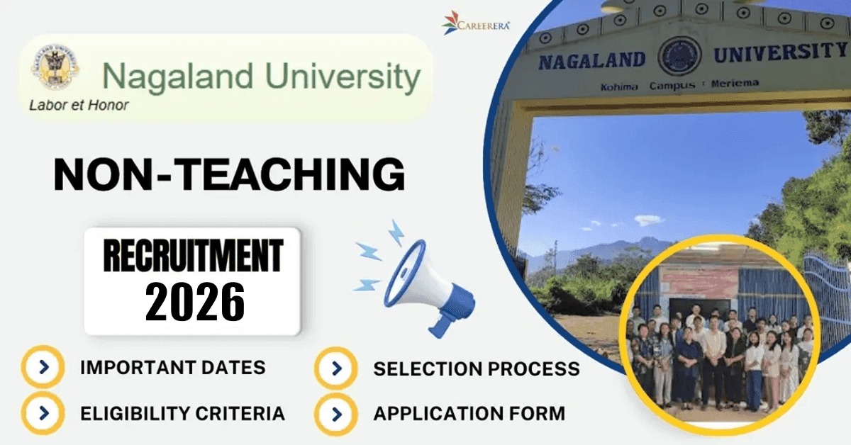 Nagaland University Non-teaching Recruitment 2026 Application Form