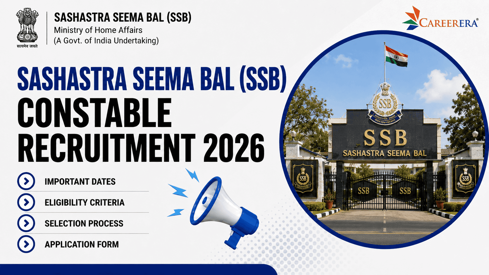 Sashastra Seema Bal Constable Recruitment 2026: 877 Vacancies